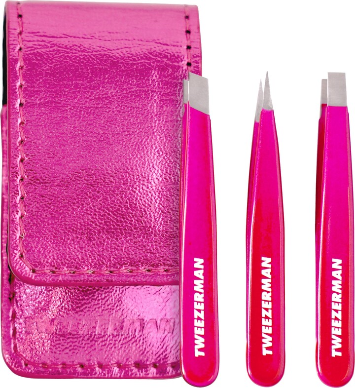 Tweezerman Micro Mini Pink Perfection Tweezer Set null