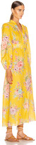 Thumbnail for your product : Zimmermann Zinnia Button Front Long Dress in Golden Floral | FWRD