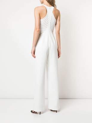 Halston fitted ribbed jumpsuit