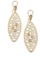 Thumbnail for your product : Roberto Coin Bollicine Diamond & 18K Yellow Gold Oval Drop Earrings