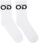 Thumbnail for your product : HUGO BOSS Two-Pack White Logo Socks