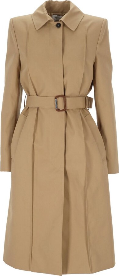 Alexander McQueen Belted Waist Trench Coat