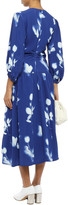 Thumbnail for your product : Proenza Schouler Floral-print Gathered Crepe Midi Dress