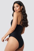 Thumbnail for your product : NA-KD Structured Front Drawstring Swimsuit