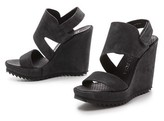 Thumbnail for your product : Pedro Garcia Vica Suede Wedge Sandals