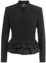 Thumbnail for your product : Alexander McQueen Blazer with Pleated Peplum Hem