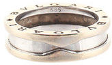 Thumbnail for your product : Bvlgari 14kt White Gold B.Zero1 Band Ring Size 6.25
