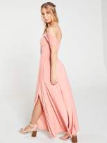 Thumbnail for your product : Very OCCASION COLD SHOULDER JERSEY MAXI DRESS