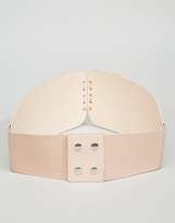 Thumbnail for your product : ASOS Curve Wide Corset Belt In Beige