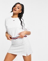 Thumbnail for your product : Tommy Hilfiger relaxed tee with logo co-ord in white