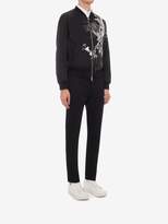 Thumbnail for your product : Alexander McQueen Embroidered Bomber Jacket