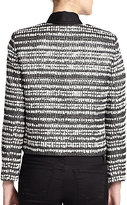 Thumbnail for your product : Alice + Olivia Kidman Cropped Tweed Jacket