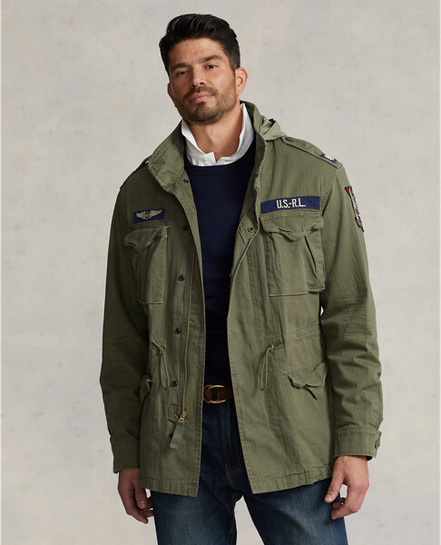 mens olive field jacket