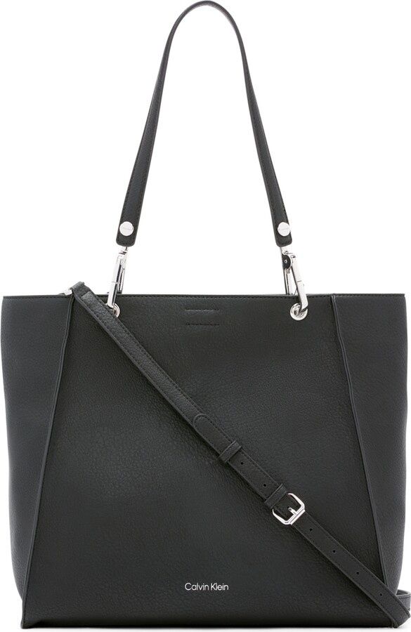 Calvin Klein Women's Silver Tote Bags | ShopStyle