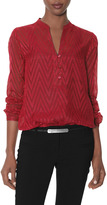 Thumbnail for your product : The Limited Textured Chevron Layering Blouse