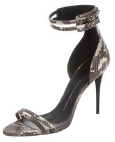 Thumbnail for your product : Giuseppe Zanotti Embossed Coline Sandals w/ Tags