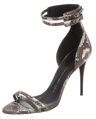 Giuseppe Zanotti Embossed Coline Sandals w/ Tags