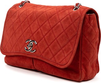 CHANEL 🔥 Condition CC Leather Tweed Multicolor Shoulder Chain Vintage Bag
