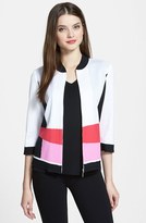 Thumbnail for your product : Ming Wang Colorblock Bomber Jacket