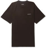 Thumbnail for your product : Carhartt Wip Script Logo-Embroidered Cotton-Jersey T-Shirt