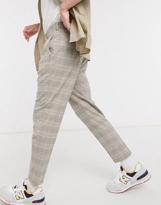 skinny plaid dress pants