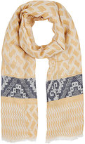 Thumbnail for your product : Barneys New York WOMEN'S BLOCK-PRINT SCARF