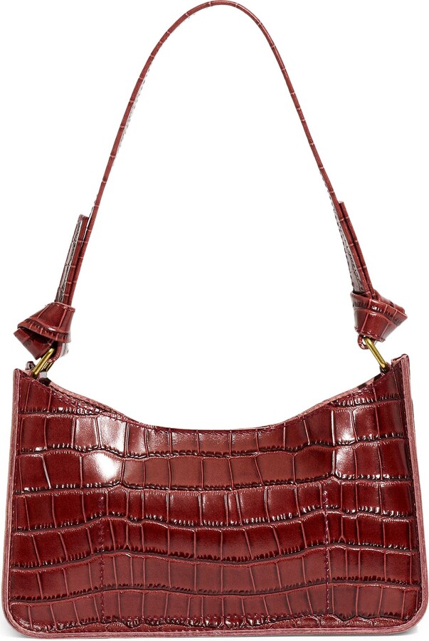 Madewell The Sydney Croc Embossed Hobo Bag ShopStyle