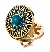 Thumbnail for your product : House Of Harlow Tribal Locket Ring in Turquoise