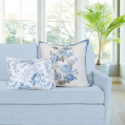 TajikHome Floral Cotton Pillow Cover