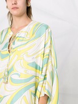 Thumbnail for your product : Emilio Pucci Nuages-print kaftan dress