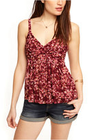 Thumbnail for your product : Express Floral Twist Top Tank
