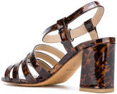 Thumbnail for your product : Maryam Nassir Zadeh strappy tortoiseshell sandals