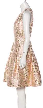 Oscar de la Renta Brocade Mini Dress
