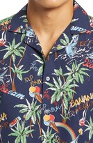 Thumbnail for your product : Benson Print Button-Up Camp Shirt