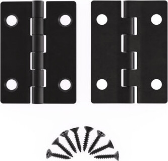 UNIQANTIQ HARDWARE SUPPLY Flat Black Finished Butt Hinges