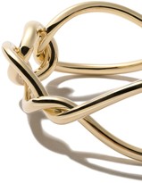 Thumbnail for your product : David Yurman 18kt yellow gold Continuance bold bangle