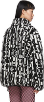 Thumbnail for your product : Ashley Williams Black & White Fleece Juju Jacket