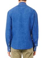 Thumbnail for your product : Michael Bastian Linen and cotton-blend denim shirt