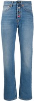 Thumbnail for your product : Semi-Couture High-Rise Straight Jeans