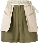 Thumbnail for your product : Valentino Layered Shorts