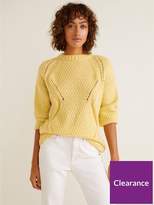 Thumbnail for your product : MANGO Open Work Detail Knitted Jumper