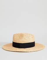 Thumbnail for your product : Glamorous Straw Fedora Hat