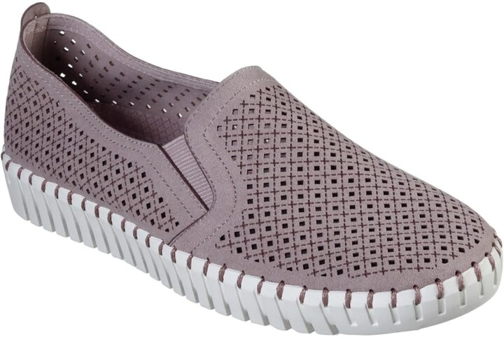 Skechers Womens/Ladies Sepulveda La Mode Slip Shoe (Lilac) - ShopStyle Flats