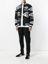Thumbnail for your product : House of Holland logo detail bomber jacket