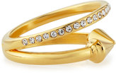Thumbnail for your product : Vita Fede Ultra Mini Titan Plain and Crystal Ring, Yellow Golden