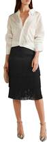 Thumbnail for your product : Michael Kors Collection Tiered Fringed Crepe Skirt