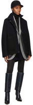 Thumbnail for your product : Sportmax Blue and Black Molina Coat