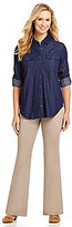 Thumbnail for your product : Intro Denim Roll-Tab Tunic
