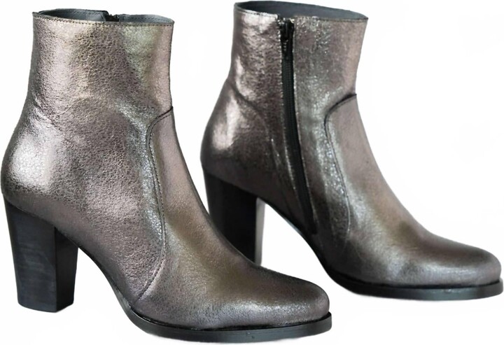 Eric Michael Women's Liza Ankle Boot In Pewter