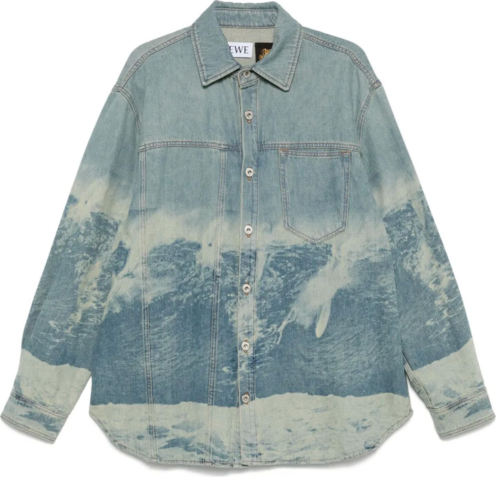 Loewe Pre-Owned x Paula’s Ibiza surf-print shirt